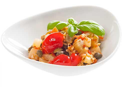 Side dish caponata Siciliana Side dish caponata Siciliana