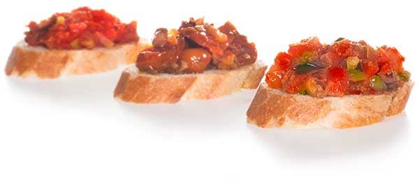 Deluna fine food bruschetta Deluna fine food bruschetta