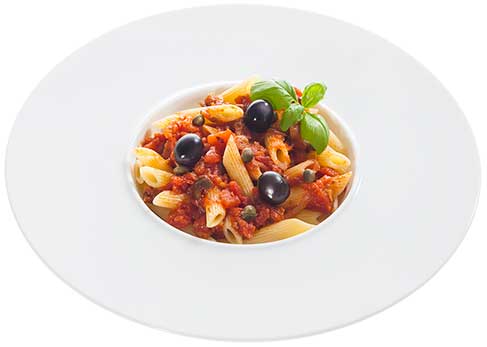 Pastasaucen Penne puttanesca